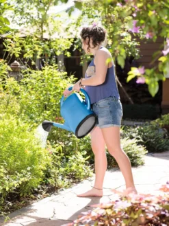 French Blue Watering Can -Deals The Garden & Yard Store 06341 1341 tif