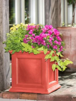 Fairfield Self-Watering Square Planter, 20” X 20” -Deals The Garden & Yard Store 39 618 08477 tif