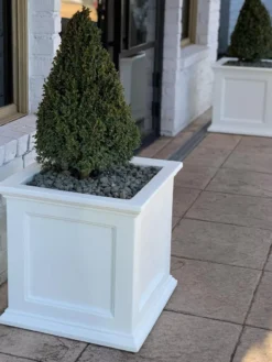 Fairfield Self-Watering Square Planter, 20” X 20” -Deals The Garden & Yard Store 39 618 213V tif