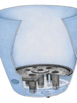 Viva Round Self-Watering Rolling Planter, 14" Diameter -Deals The Garden & Yard Store 39325 002 tif