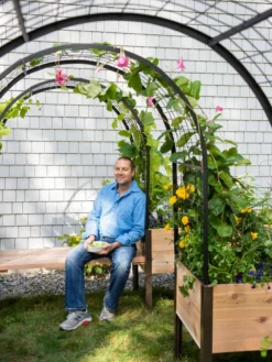 Cedar Bench Kit, Eco-Stained, 48" -Deals The Garden & Yard Store 3 4 crop 8612976 0965