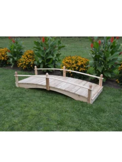 Acorn Garden Bridge Unfinished 4' X 12' -Deals The Garden & Yard Store 3 4 crop 8613404 01V 5