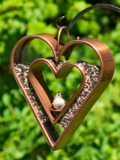 Heart Fly-Thru™ Bird Feeder -Deals The Garden & Yard Store 3 4 crop 8613534 06v
