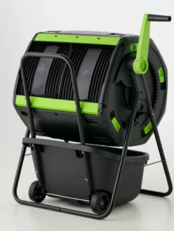 Maze 48 Gallon Compost Tumbler With Cart -Deals The Garden & Yard Store 3 4 crop 8613576 05V