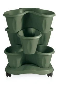Trifoglio 3-Tier Planter On Wheels -Deals The Garden & Yard Store 3 4 crop 8613625 03V