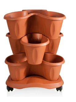 Trifoglio 3-Tier Planter On Wheels -Deals The Garden & Yard Store 3 4 crop 8613625 05V