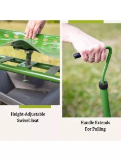 Deluxe Tractor Scoot With Bucket Basket -Deals The Garden & Yard Store 40131 5