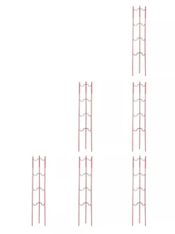 Stacking Tomato Ladders, Set Of 6 -Deals The Garden & Yard Store 40309 Red stacking tomato ladders set of 6 red tif