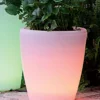 Solar Illuminated Planter, 18"