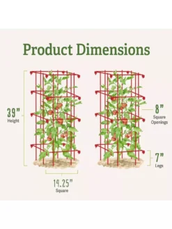 Tomato Cages, Set Of 4 -Deals The Garden & Yard Store 8587040 1