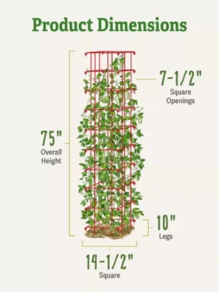 Bean Tower 9 Bean Tower -Deals The Garden & Yard Store 8587060 dimensions