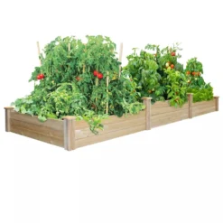 Pine Raised Garden Bed, 2'x4'x10.5" High -Deals The Garden & Yard Store 8588181 01V tif