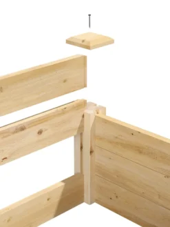 2-Tier Pine Raised Garden Bed, 4'x8' -Deals The Garden & Yard Store 8588181 04v 3