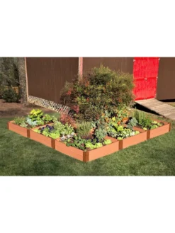 L-Shaped Composite Raised Bed, 12'x12' With 1" Boards -Deals The Garden & Yard Store 8588254 03v