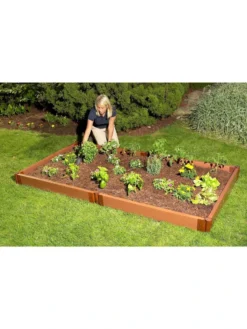Classic Sienna Composite Raised Bed, 5-1/2" High With 2" Boards -Deals The Garden & Yard Store 8588260 01v