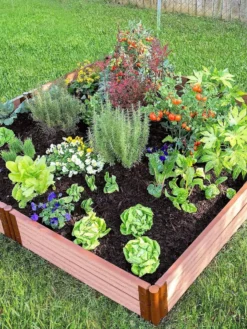 Classic Sienna Composite Raised Bed, 11" High With 2" Board -Deals The Garden & Yard Store 8588280 05V tif