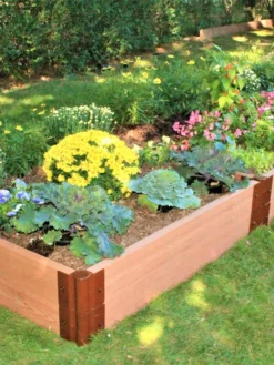Classic Sienna Composite Raised Bed, 11" High With 2" Board -Deals The Garden & Yard Store 8588283 01V tif