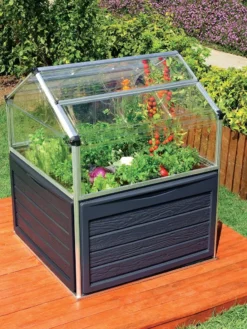 Canopia® By Palram Plant Inn™ Raised Bed Greenhouse, 4' X 4' -Deals The Garden & Yard Store 8588308 16V jpg