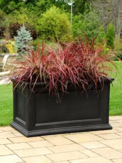 Fairfield Self-Watering Patio Planters, 20” X 36” -Deals The Garden & Yard Store 8588417 12V tif