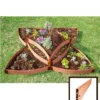 Classic Sienna Raised Garden Bed Versailles Sunburst With 1" Boards