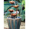 Copper Lotus Cascading Fountain