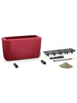 Lechuza® Cararo Rectangular Indoor Planter With Casters -Deals The Garden & Yard Store 8590295 04v