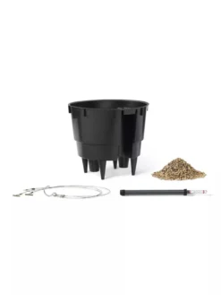 Lechuza® Nido Cottage Wicker Hanging Planter -Deals The Garden & Yard Store 8591154WT 001V tif