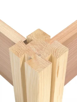 Cedar Raised Garden Bed, 4' X 4' X 6" -Deals The Garden & Yard Store 8591724 05V tif