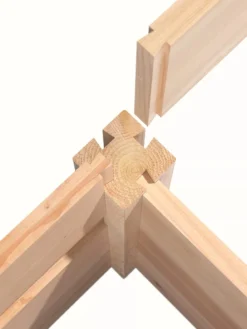 Cedar Raised Garden Bed, 4' X 4' X 6" -Deals The Garden & Yard Store 8591724 07V tif