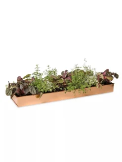 Rectangular Copper Plant Tray, 24" X 5" -Deals The Garden & Yard Store 8593533 2878 tif