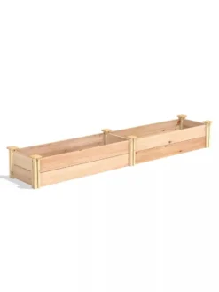 Premium Cedar Raised Garden Bed, 16" X 96" -Deals The Garden & Yard Store 8593873 03V