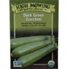 Dark Green Zucchini Organic Seeds