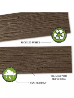 Recycled Rubber Railroad Tie Stepping Stone -Deals The Garden & Yard Store 8594281 3