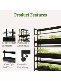 LED SunLite® 3-Tier Garden -Deals The Garden & Yard Store 8595554 4