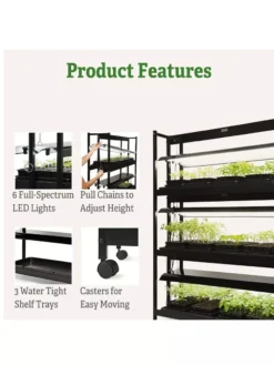LED SunLite® High Intensity 3-Tier Garden -Deals The Garden & Yard Store 8596024 4