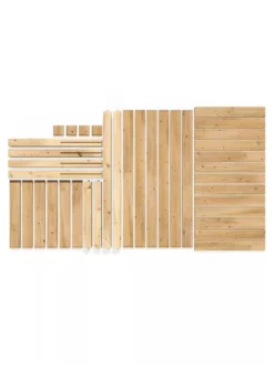 Elevated Cedar Garden Bed, 2' X 4' X 31" -Deals The Garden & Yard Store 8596147 07V 3 4