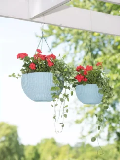 Weave Self-Watering Hanging Basket, 10" -Deals The Garden & Yard Store 8596490 2069 tif