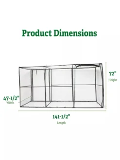 Crop Cage, 4' X 12' 7 Crop Cage, 4' X 12' -Deals The Garden & Yard Store 8596540 2
