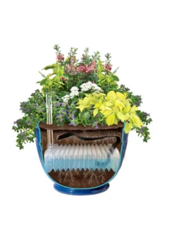 Mazzano Self-Watering Planters -Deals The Garden & Yard Store 8596570 SWMazzano19 Blue art tif