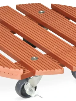 Round Waterproof Planter Caddy, 11-1/2" -Deals The Garden & Yard Store 8596658 001V tif