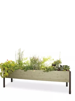 Eco-Stained Elevated Planter Box, 2'x8' -Deals The Garden & Yard Store 8596760 3869 tif