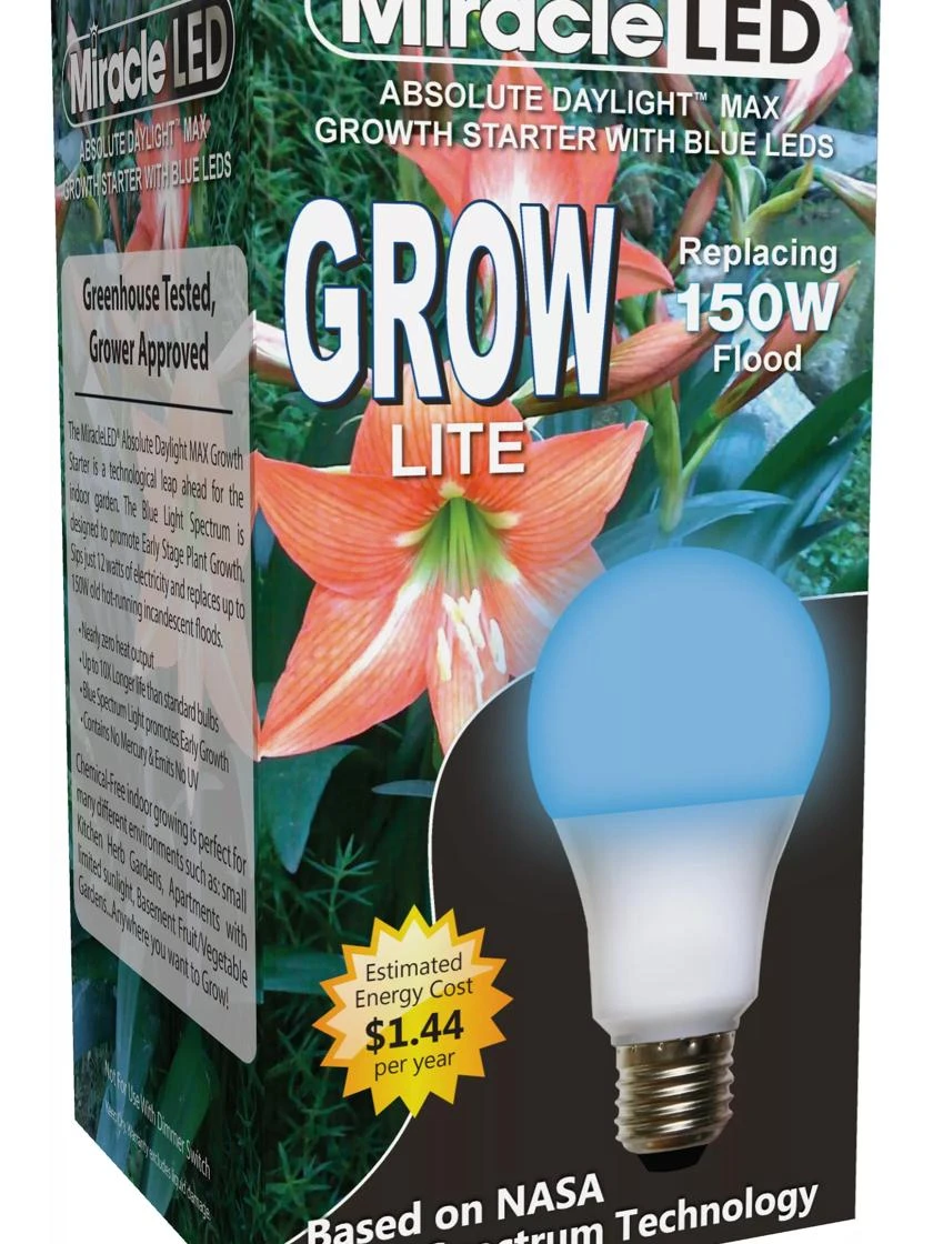 Miracle LED® Grow Light Bulb, Blue 1 Miracle LED® Grow Light Bulb, Blue
