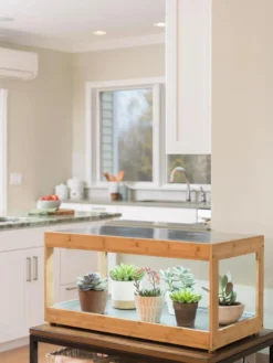 Low Bamboo LED Grow Light Garden -Deals The Garden & Yard Store 8597720 9385 tif