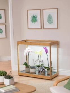 Medium Bamboo LED Grow Light Garden -Deals The Garden & Yard Store 8597883 9276 tif