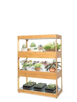Bamboo LED Grow Light Garden For Succulents And Seeds -Deals The Garden & Yard Store 8598084 3000 tif