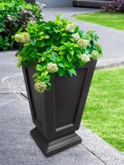 Kensington Self-Watering Tall Patio Planter, 25" 8 Kensington Self-Watering Tall Patio Planter, 25" -Deals The Garden & Yard Store 8598549 01V tif