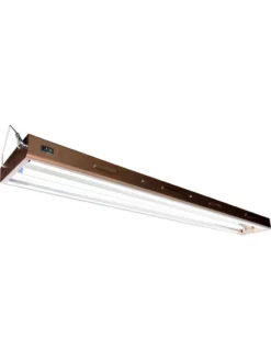 T5 Designer 2-Tube Fixture With Bulbs, 4'