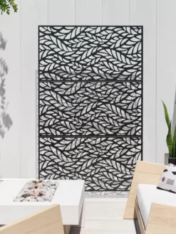 Veradek 3-Panel Privacy Screen Set, Flowleaf -Deals The Garden & Yard Store 8599187 09V tif