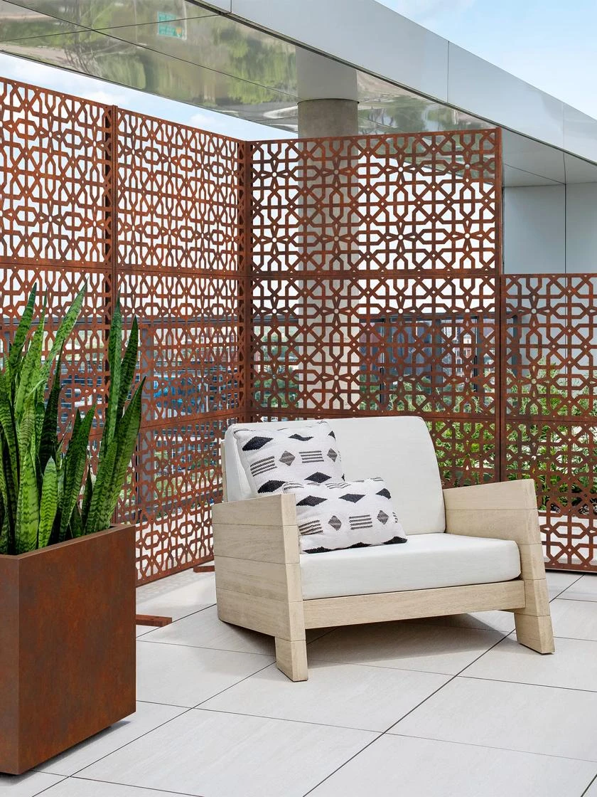 Veradek 3-Panel Privacy Screen Set, Parilla 5 Veradek 3-Panel Privacy Screen Set, Parilla - Image 5