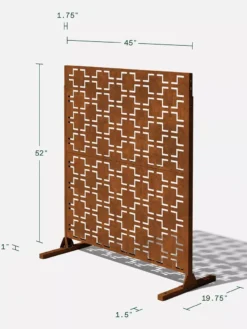 Veradek 2-Panel Privacy Screen Set, Quadra 13 Veradek 2-Panel Privacy Screen Set, Quadra -Deals The Garden & Yard Store 8599207 12V tif